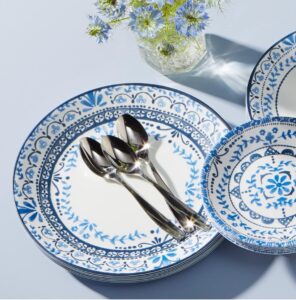 Corelle lightweight Portofino dinner plates