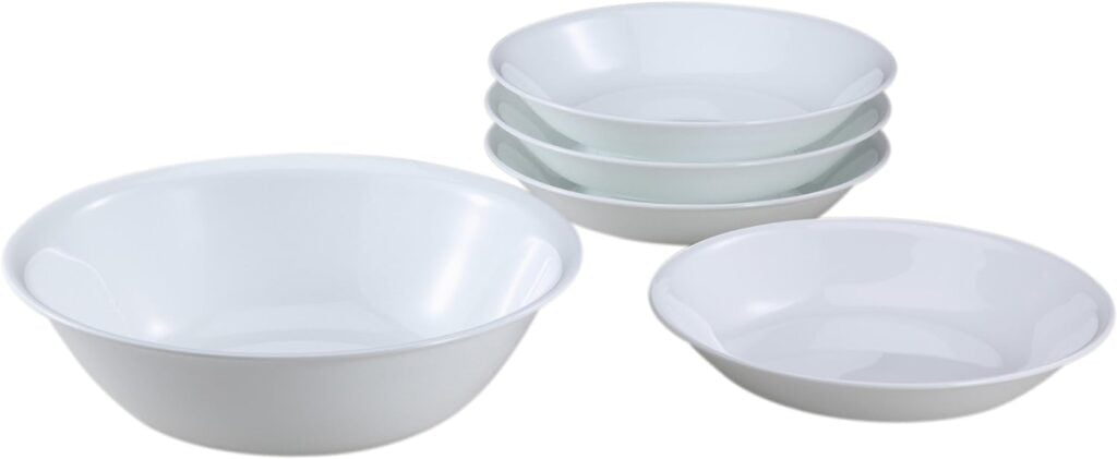 Corelle Livingware winter frost white 5 Piece Pasta set