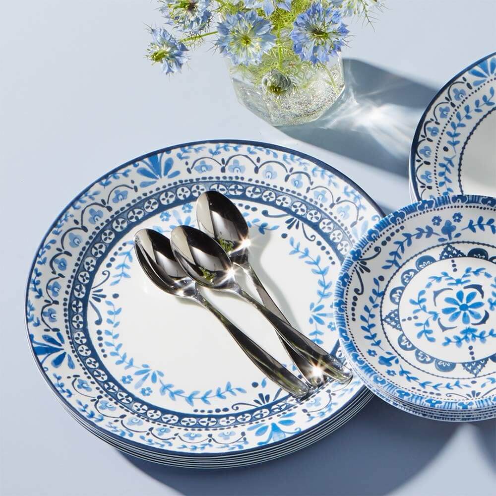Service for 6 Corelle Vitrelle dinnerware set