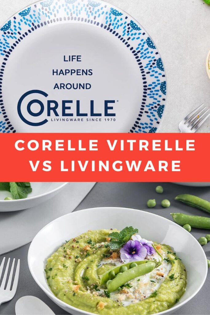 what is the difference between Corelle Vitrelle and Livingware