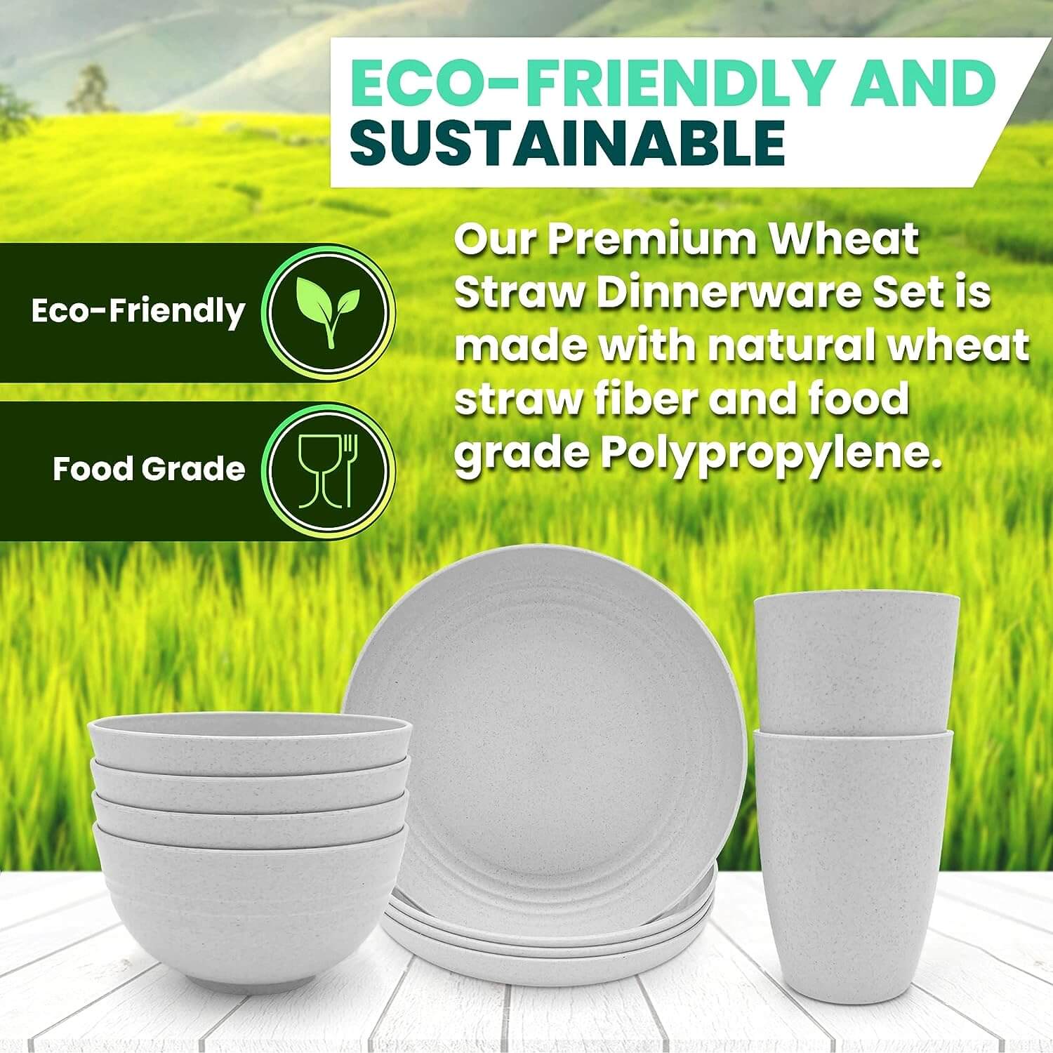 The Green Choice Understanding Wheat Straw Dinnerware