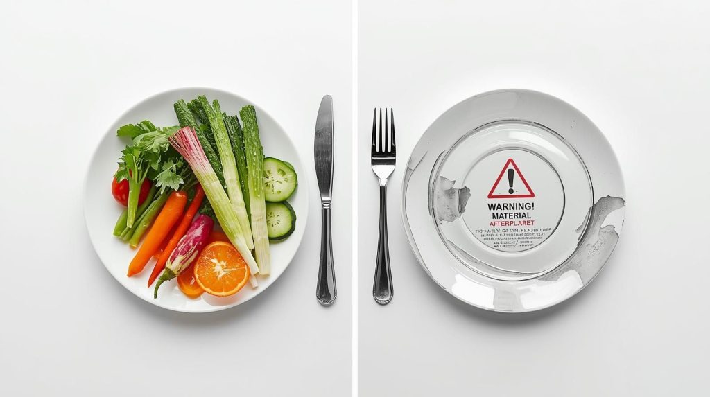 which dinnerware set material is best for health