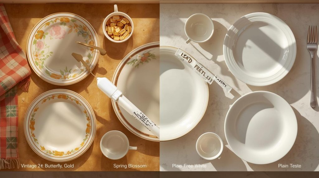 is vintage corelle lead free