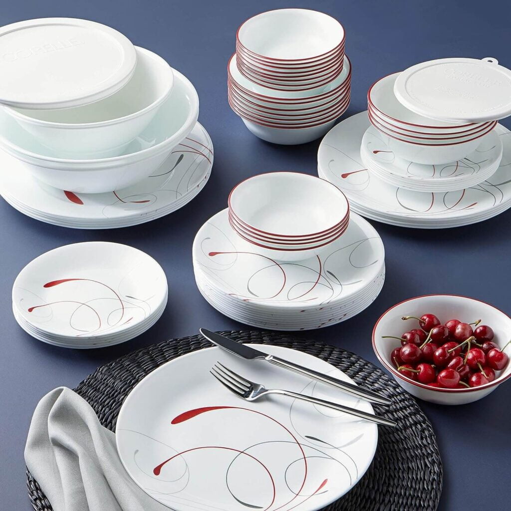 Microwave safe Corelle Vitrelle dishes for RV and Camping