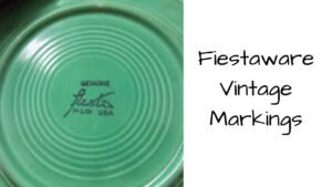 Fiestaware vintage Markings
