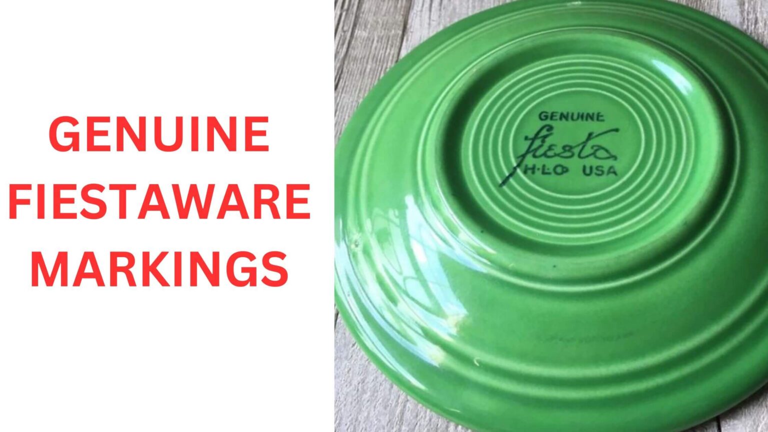 Does all Fiestaware have Markings? Unveiling the Mystery