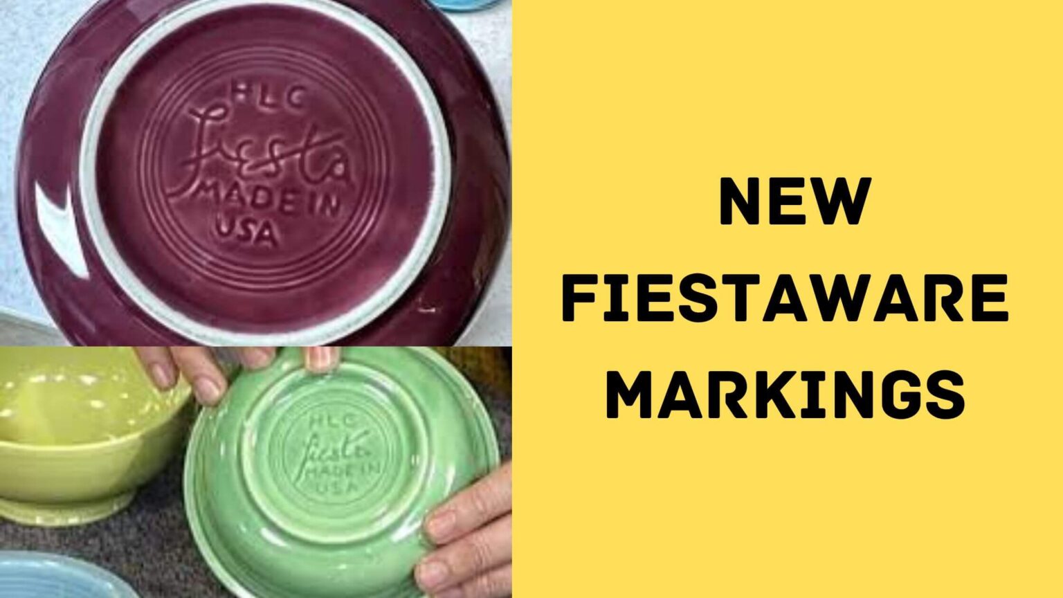 Fiestaware Vintage Markings Unveiled A Collector's Guide