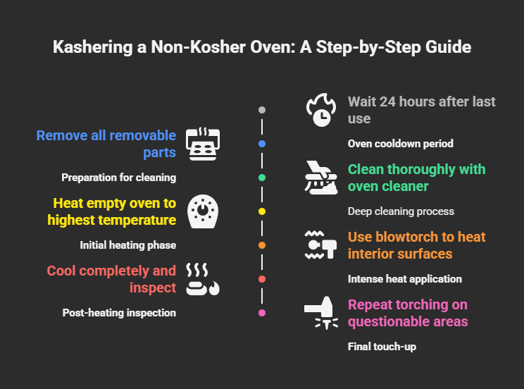 how to kasher a non kosher oven