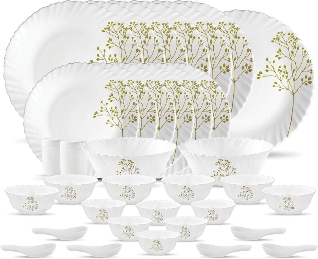 La Opala Novo Opal glass dinner set 35 Pcs
