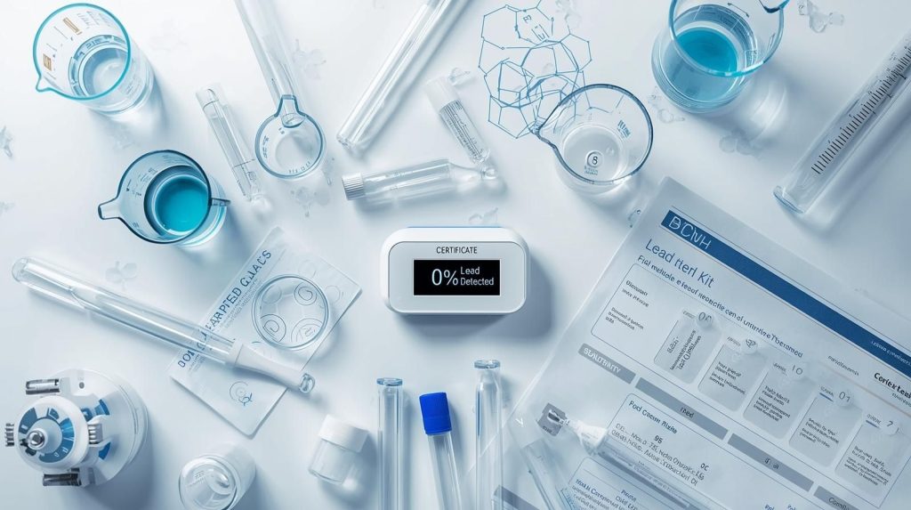 does borosilicate glass contain Lead