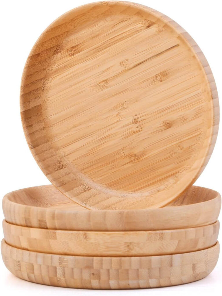 Bamboo reusable sustainable eco-friendly plates