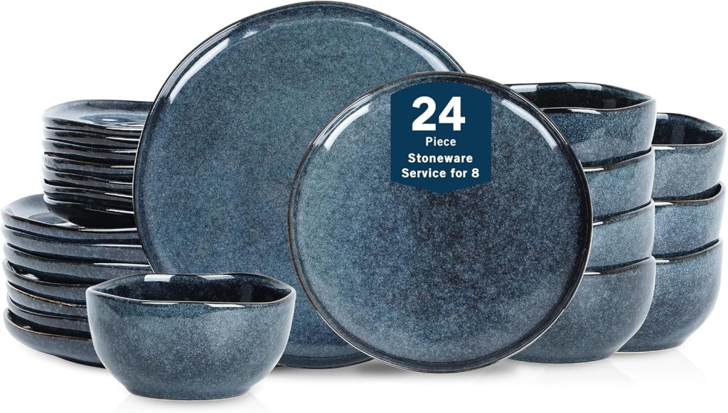 Stone Lain Mirella 24 Pcs Stoneware Dinnerware set