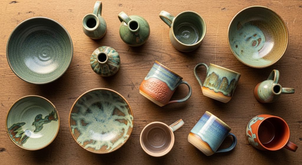 finished Australian studio pottery