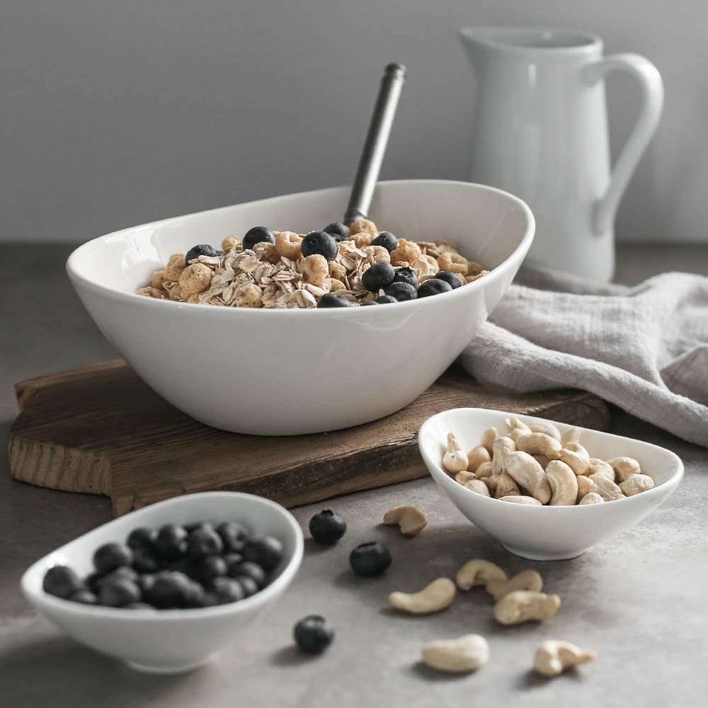 Dowan oval shape serving Bowls