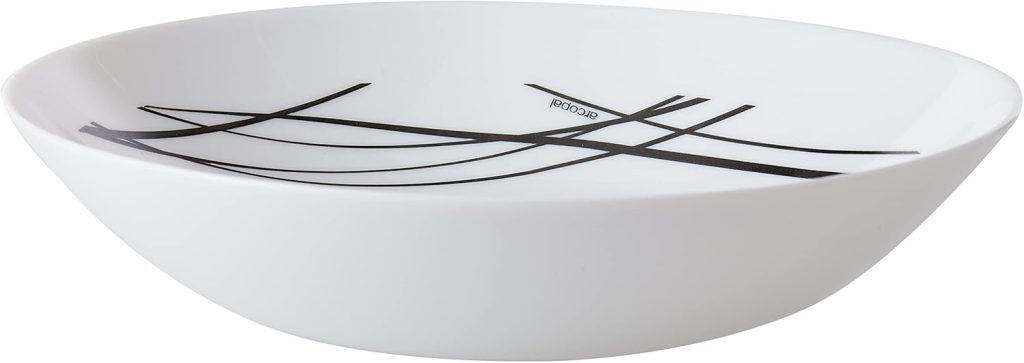 Arcopal Domitille black Opal 6 Piece dinnerware set