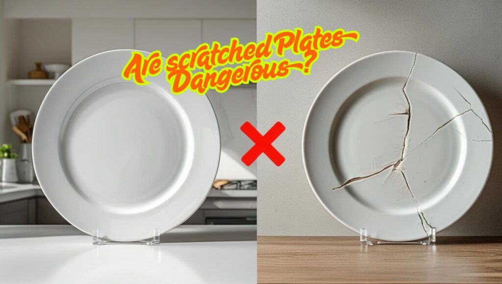 are scratched plates dangerous