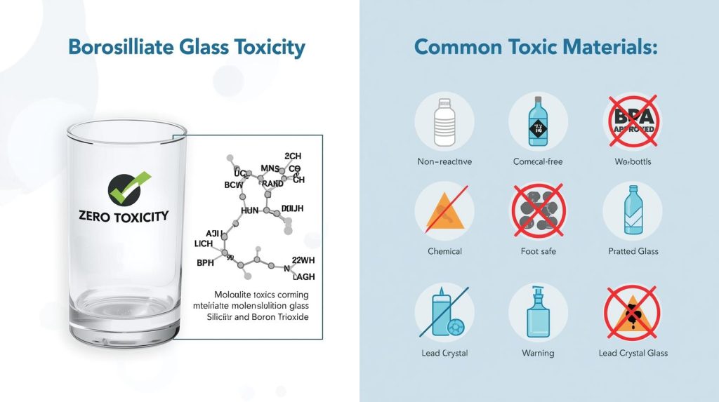 Borosilicate glass Toxicity