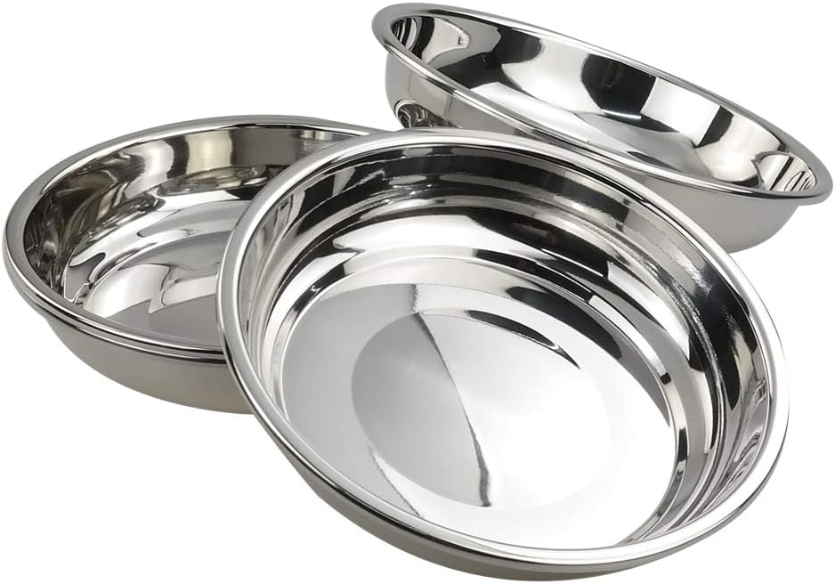 Camping 18/10 stainless steel dinner plates