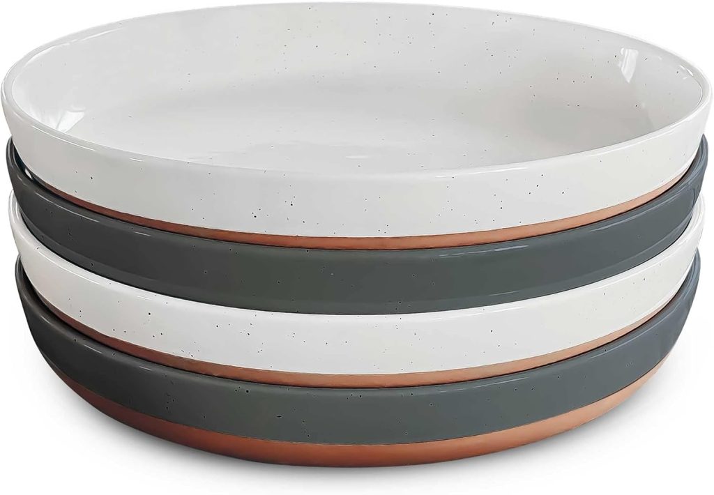 Mora Porcelain modern Pasta Bowls set