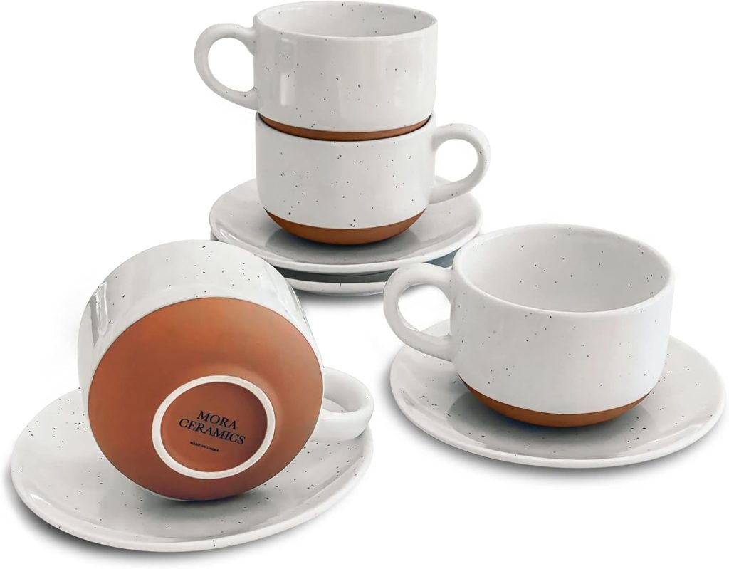 Mora ceramic Cappuccino mugs