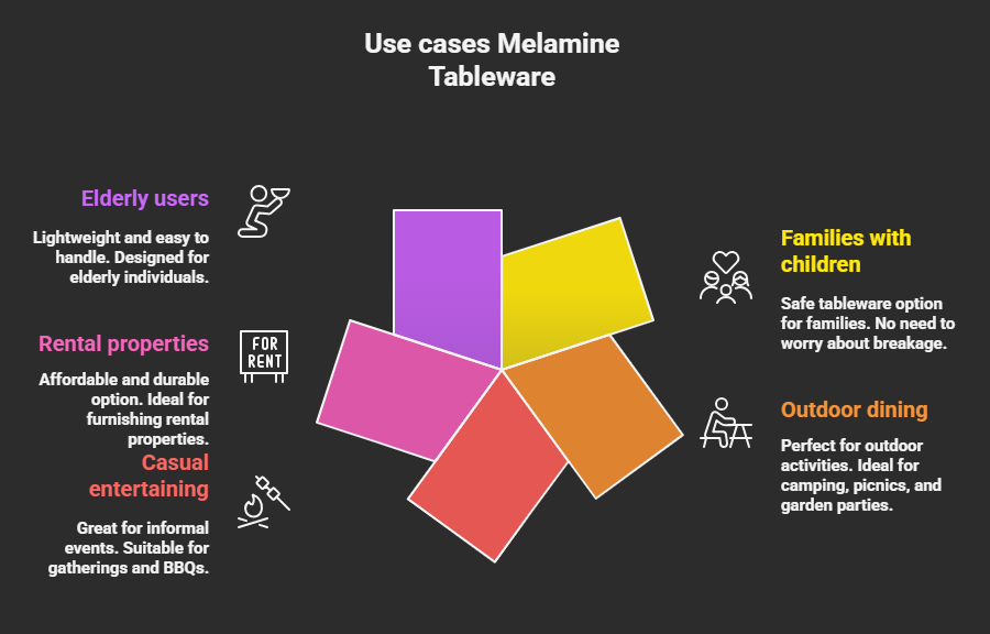 when to choose melamine dinnerware