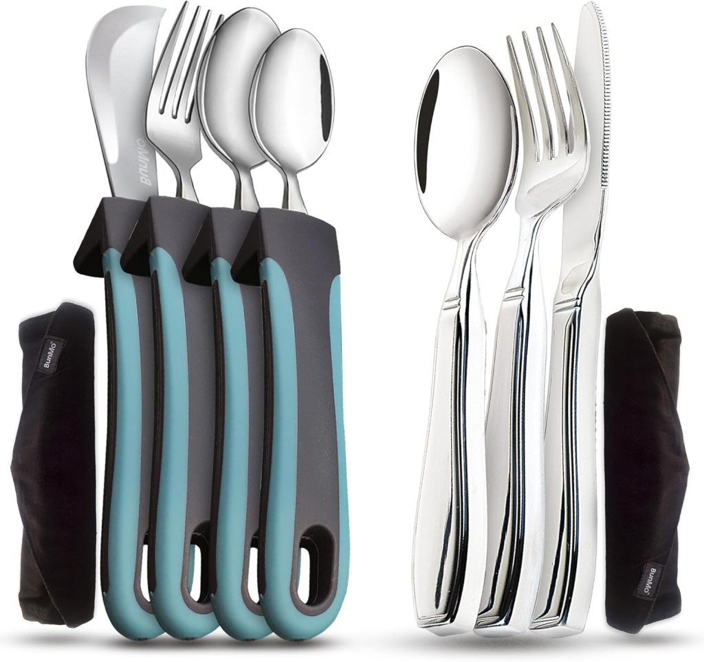 weighted arthritis and tremors adaptive silverware combination set