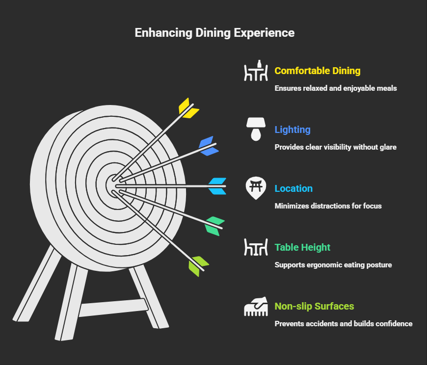 creating the perfect dining for those with dementia, stroke, tremors, parkinsons as a Caregiver