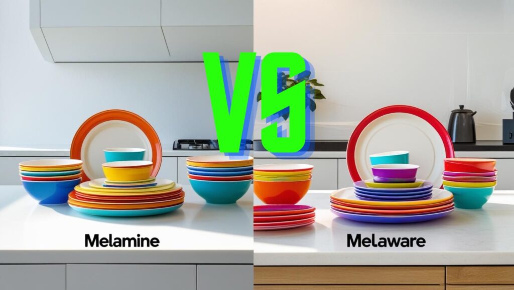 Melamine vs Melaware dinnerware