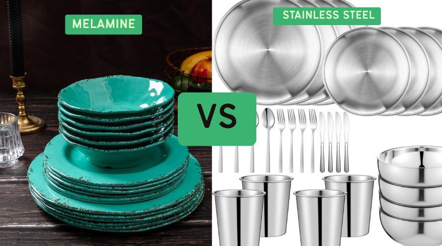 Melamine vs Stainless Steel