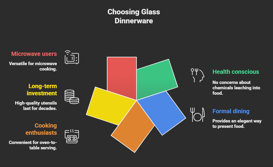 when to choose glass dinnerware