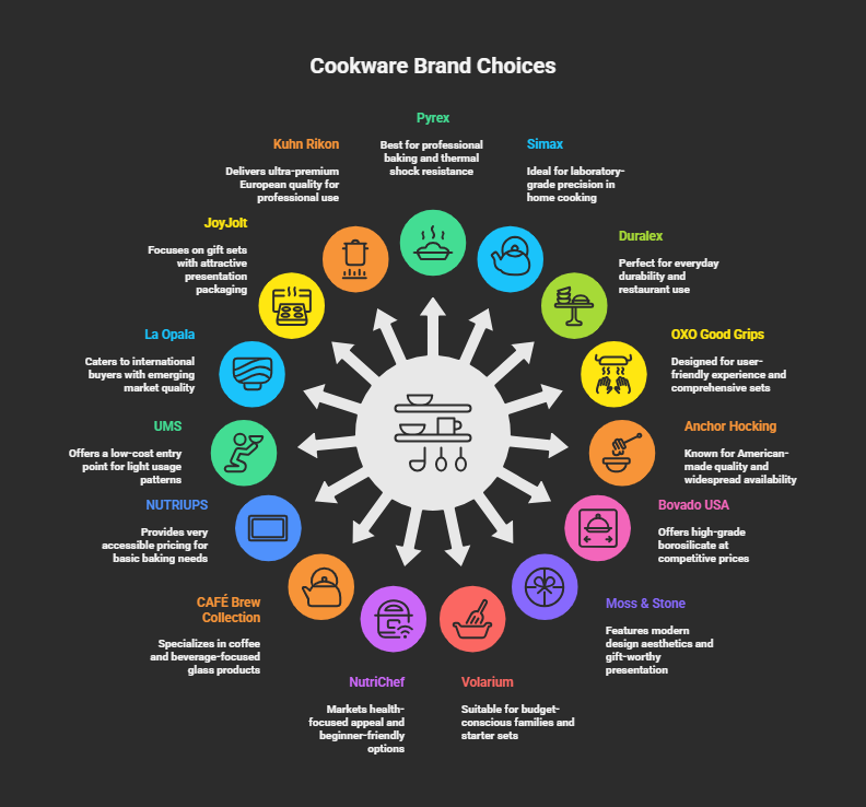 Borosilicate glass cookware brands