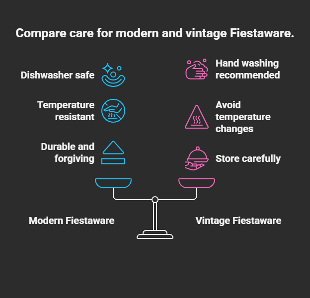 caring for your Fiestaware dinnerware collection