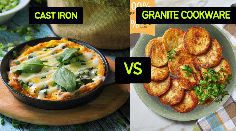 cast iron vs granite pan