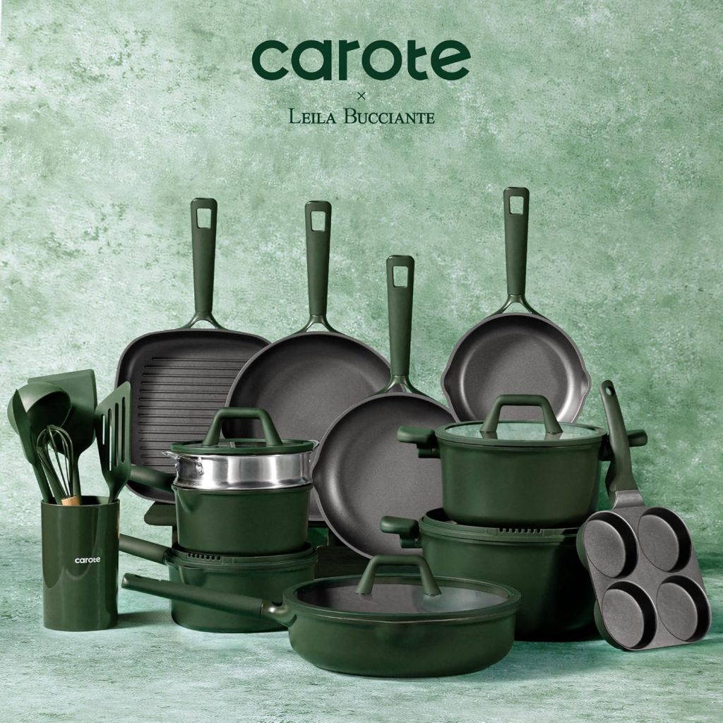 Granite non stick cookware pots and pans