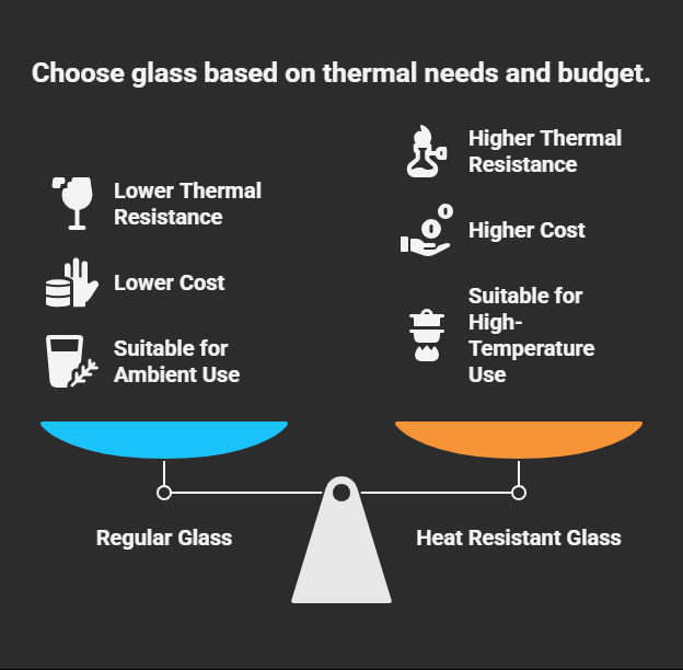heat resistant glass vs regular glass
