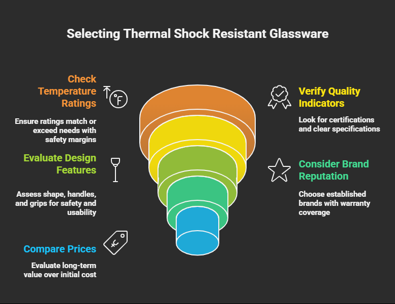 how to choose heat resistant glassware