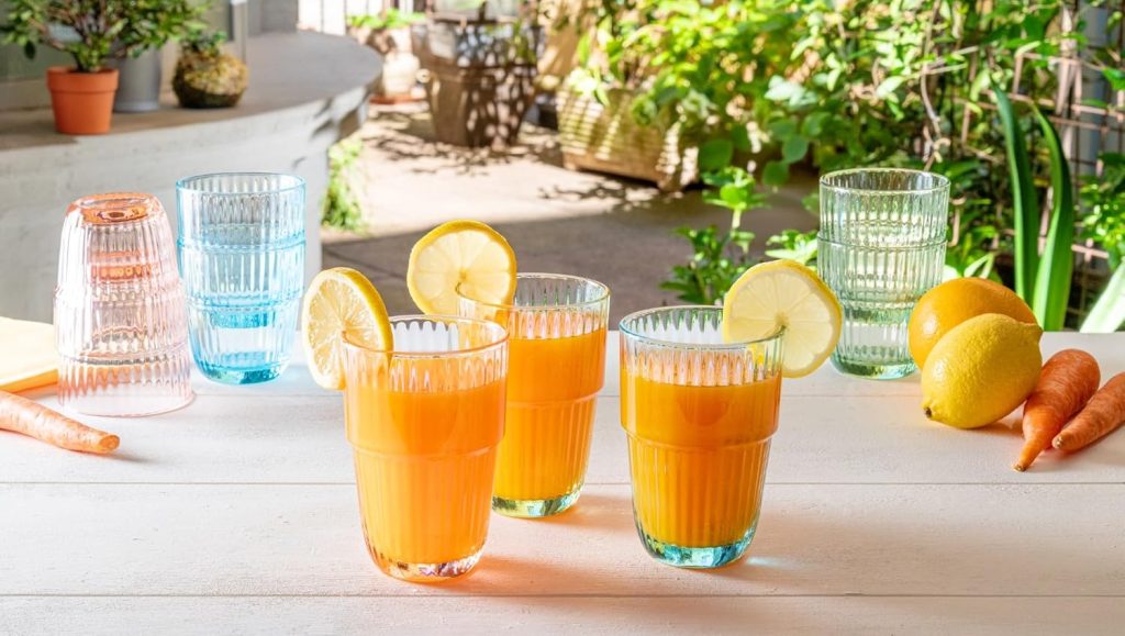 tempered drinking glasses