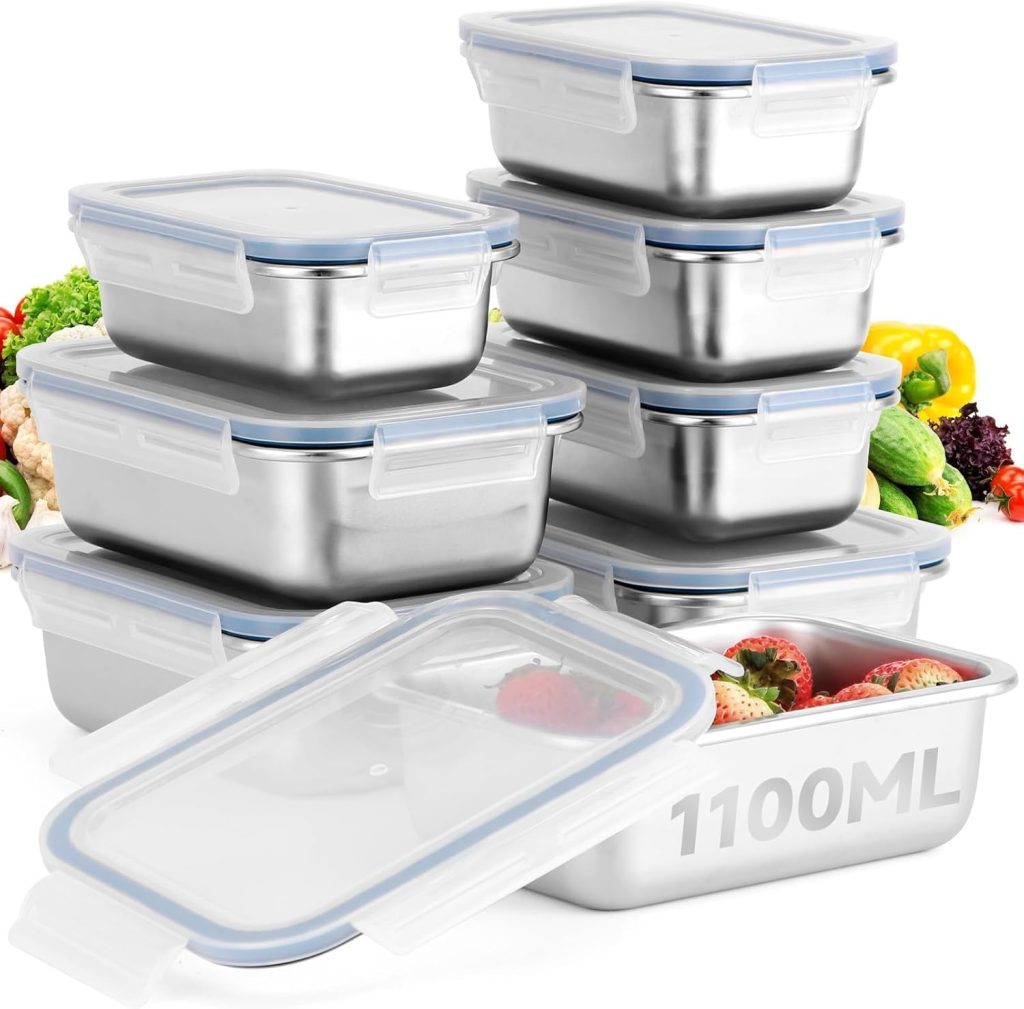 304 Stainless Steel leakproof food containers