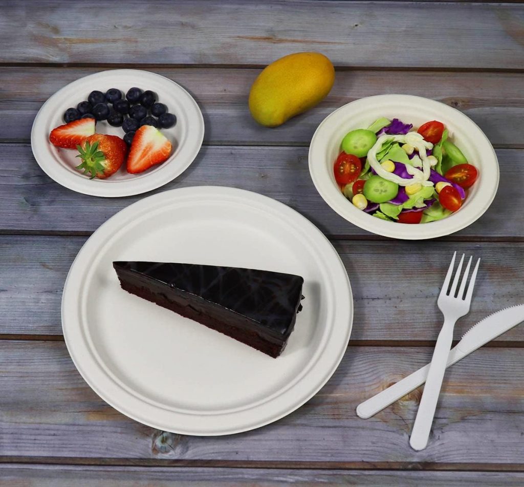 Bamboo Fibre biodegradable RV dinnerware