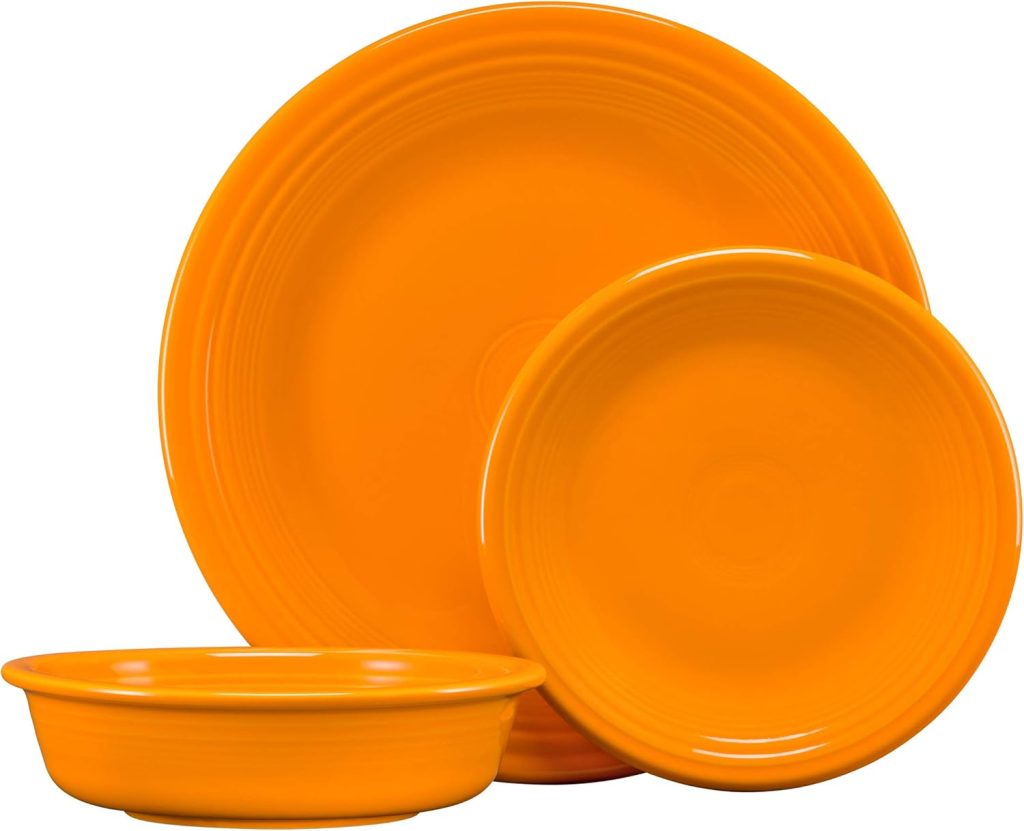 Butterscotch color fiesta classic dinnerware sets