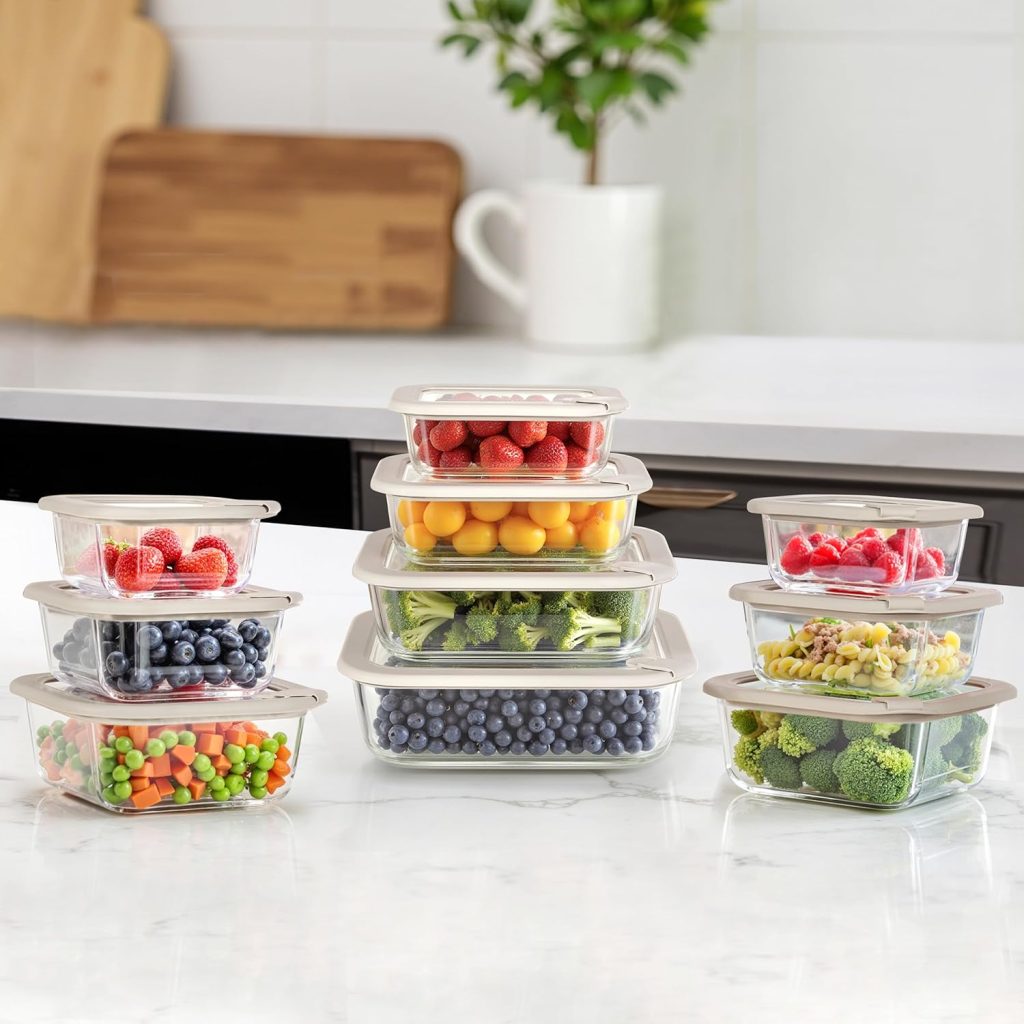 glass food safe air tight microwave safe containers