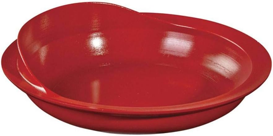 high sided scoop plate with non slip base for handicapped and the elderly