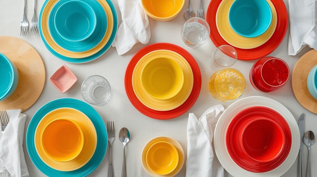 how to mix and match fiesta dinnerware colors