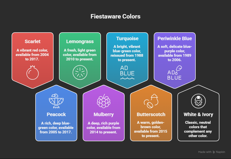 most popular post 86 fiestaware colors