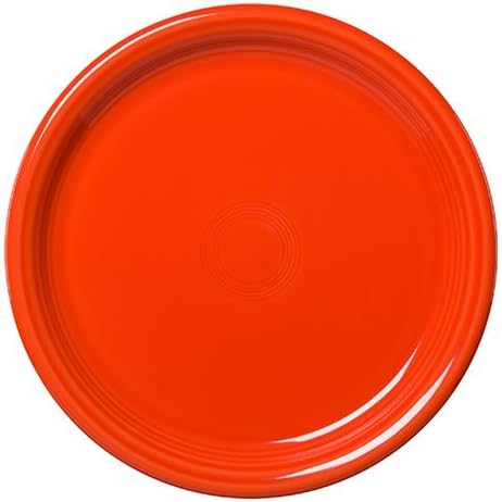 Poppy ( Orange red) fiesta dinner plate
