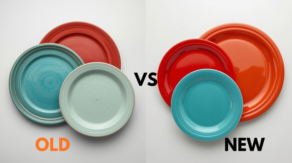 identifying authentic fiesta colors old vs new