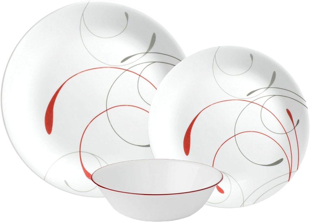 Corelle Splendor modern pattern dinner set