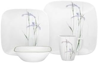 Corelle square shadow Iris pattern