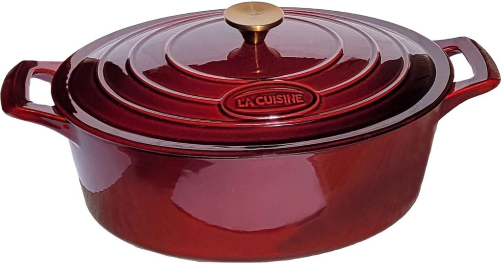 La Cuisine enameled casserole Dutch oven
