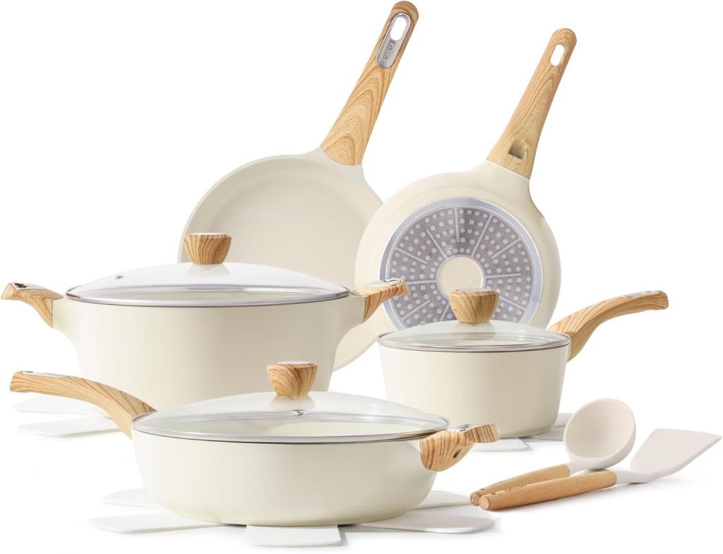 Sensarte healthy ceramic non-toxic cookware